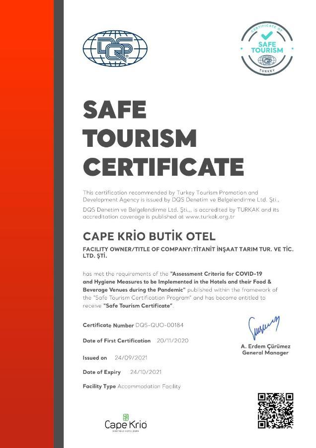 Cape Krio Boutique Hotel & Spa - Over 9 Years Old Adult Only Datca Εξωτερικό φωτογραφία